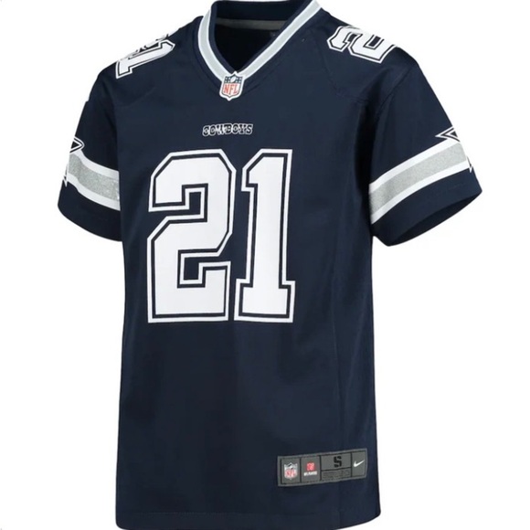 Dallas Cowboys Jersey Ezekiel Elliot EUC youth Large boys L NFL football​ - Picture 2 of 10